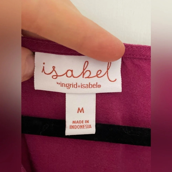 Isabel Maternity Long  Sleeve Ruffle Waist Dress - Picture 5 of 6